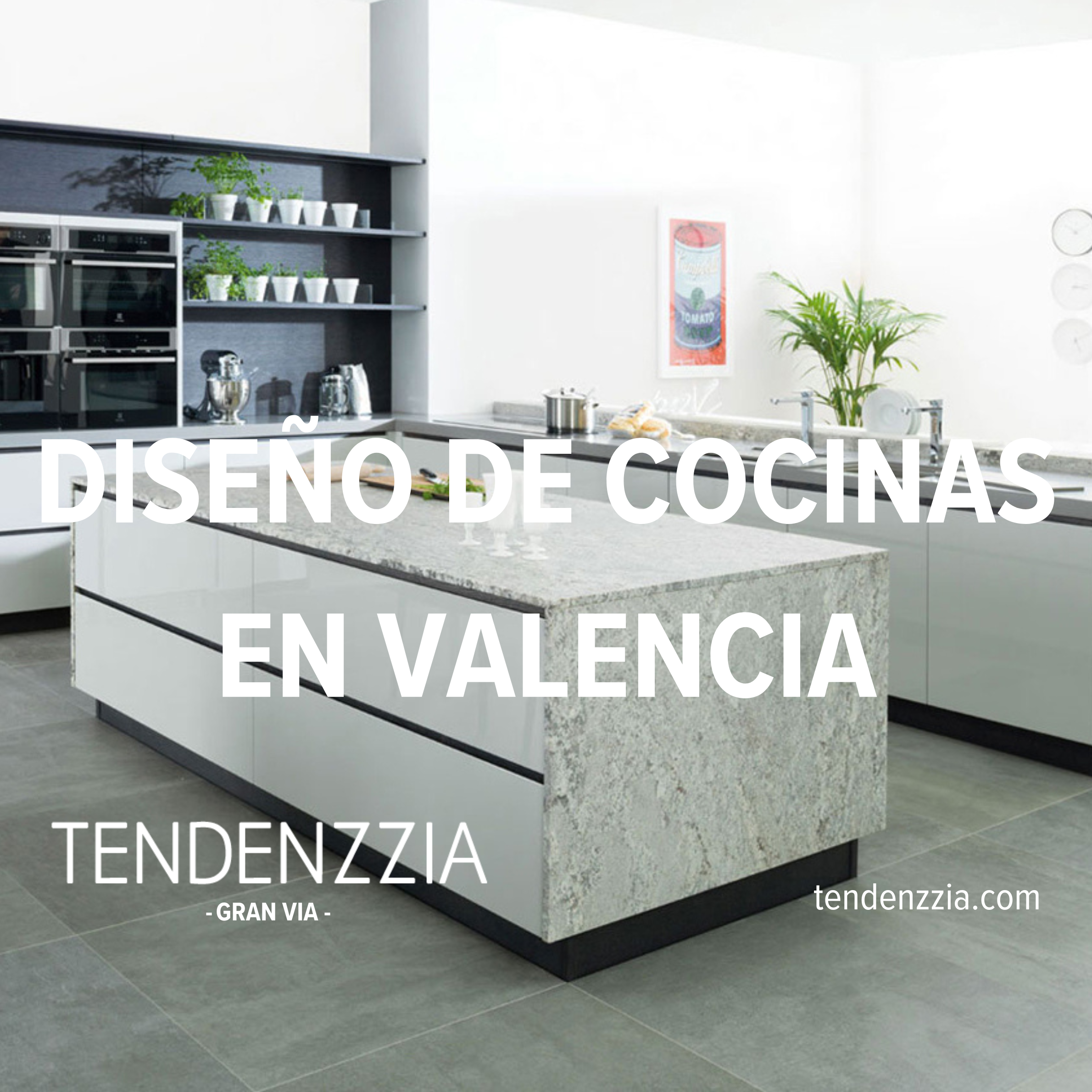 diseño de cocinas en valencia en tendenzzia