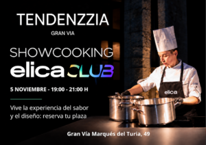 imagen promocional TENDENZZIA ELICA SHOWCOOKING